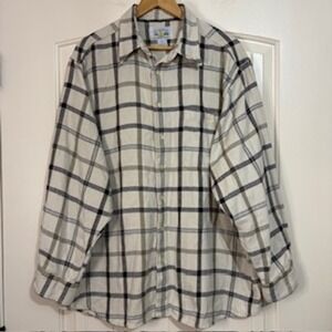 Wilderness Gear XXL‎ Plaid Flannel Shirt Button Down Gorpcore Lumberjack Classic